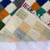 Handmade Moroccan Berber carpet 213 x 163 CM