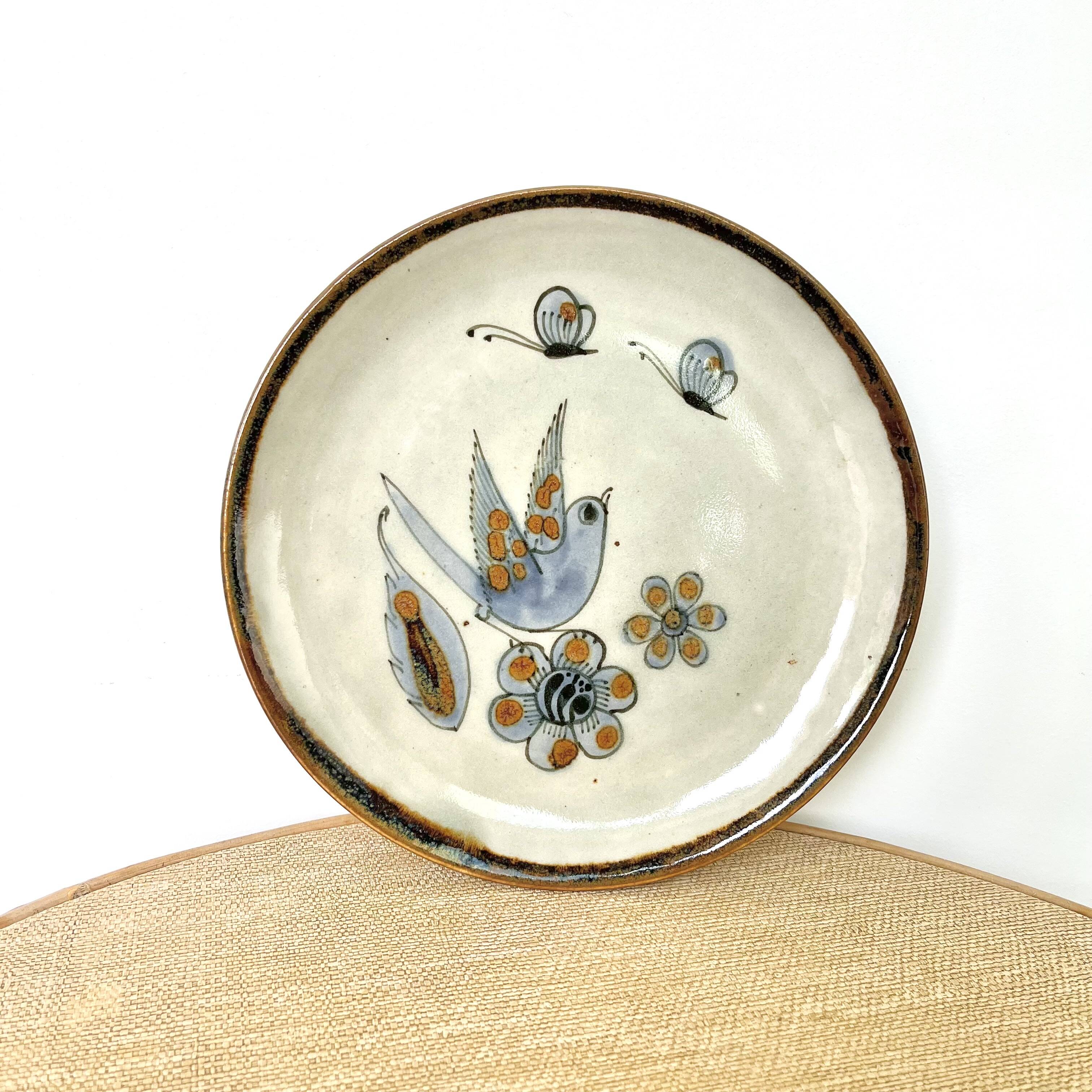 Ken Edwards Tonala Mexico 1970 Ceramic Plate
