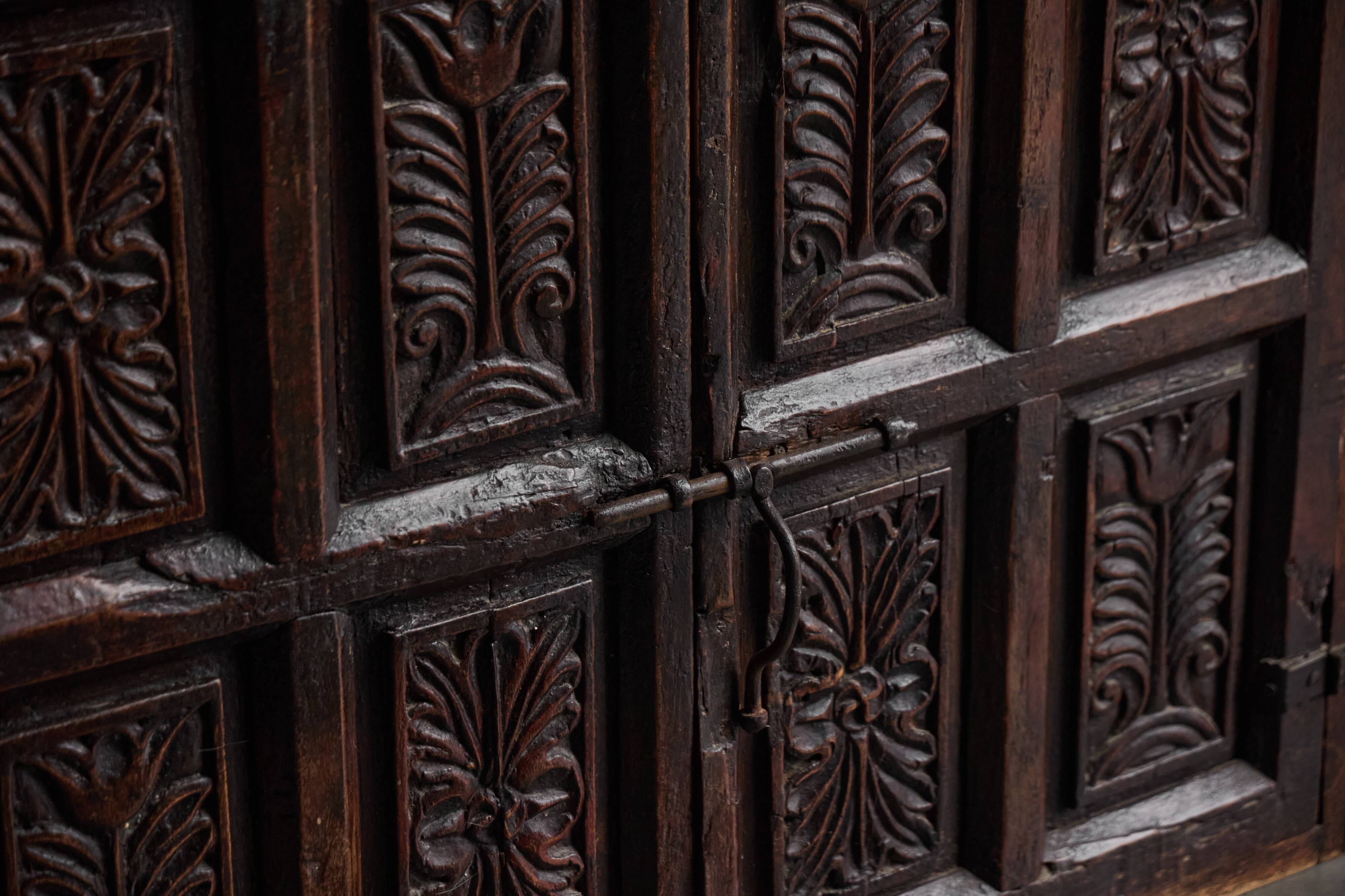 Antique Carved Cupboard, France, 18th Century