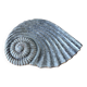 Shell-shaped ceramic catchall.