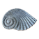 Shell-shaped ceramic catchall.