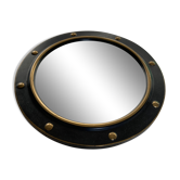 Miroir de sorcière 1970 en métal england