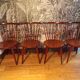 Set 4 chaises scandinaves en teck