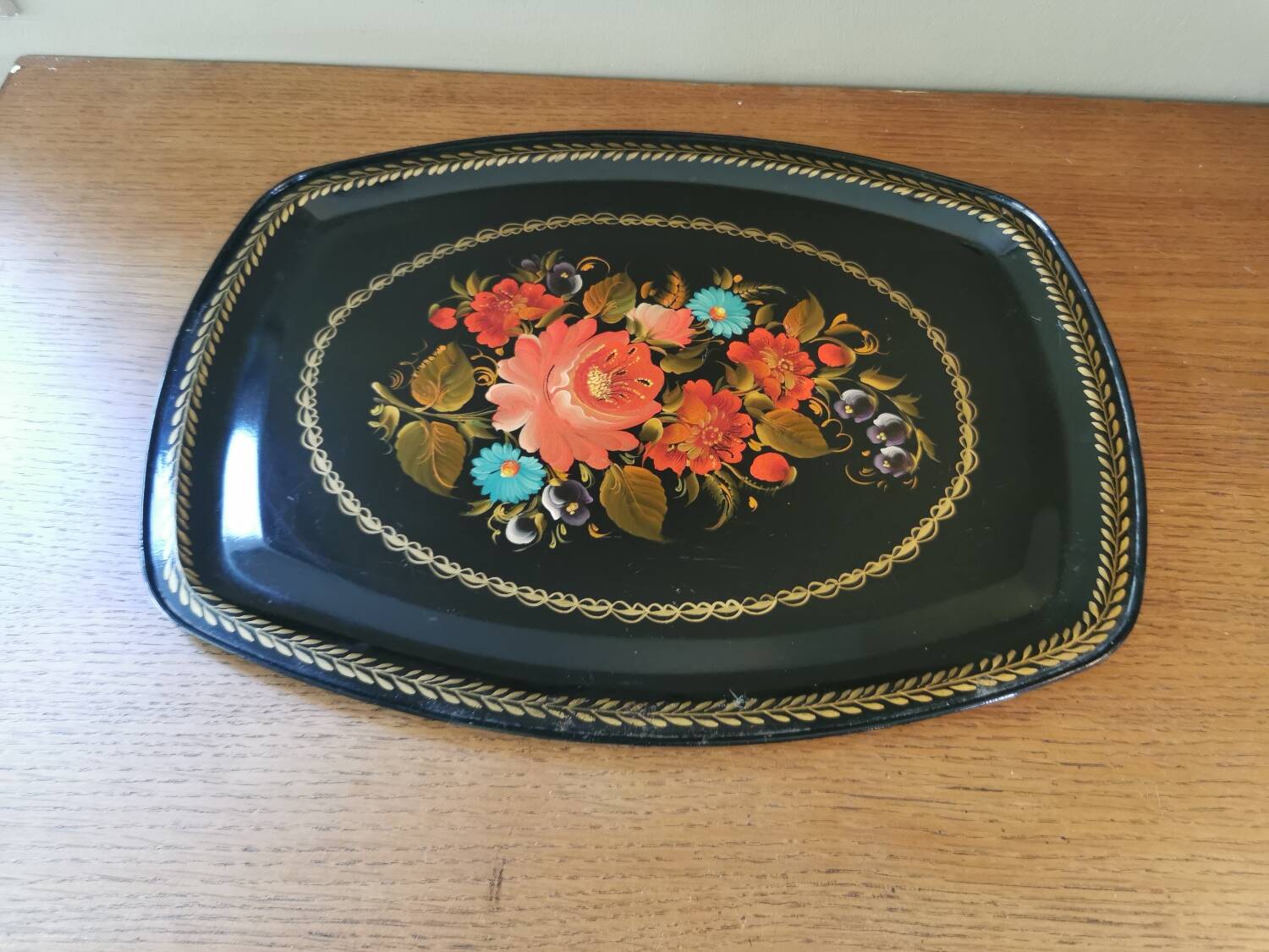 Vintage Russian tray