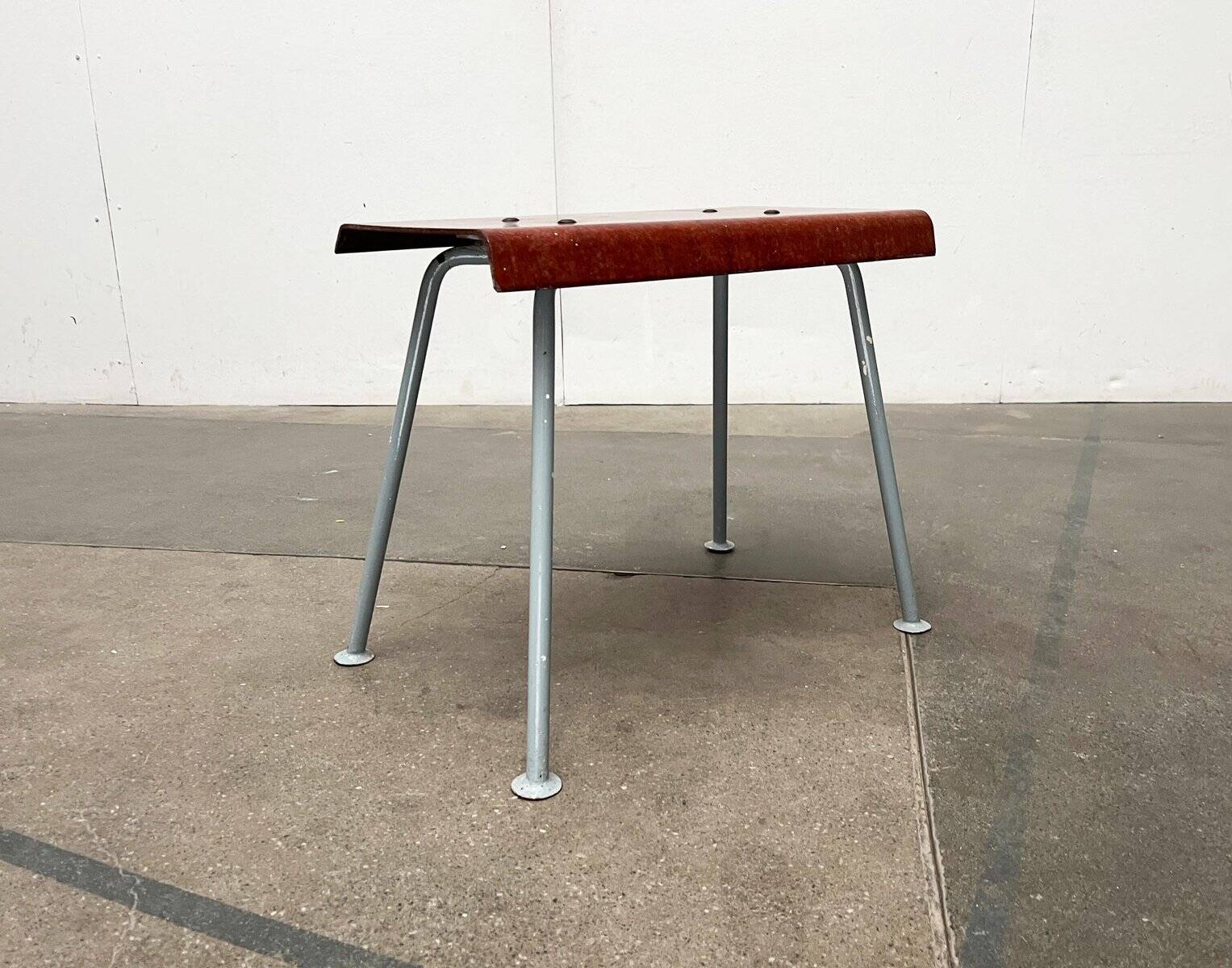 Minimalist stool in Pagwood mid-century, 1960s