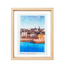 Framed Risography poster, 27 x 22 cm, limited edition 100ex., cotton paper 130g. - Saint-Goustan