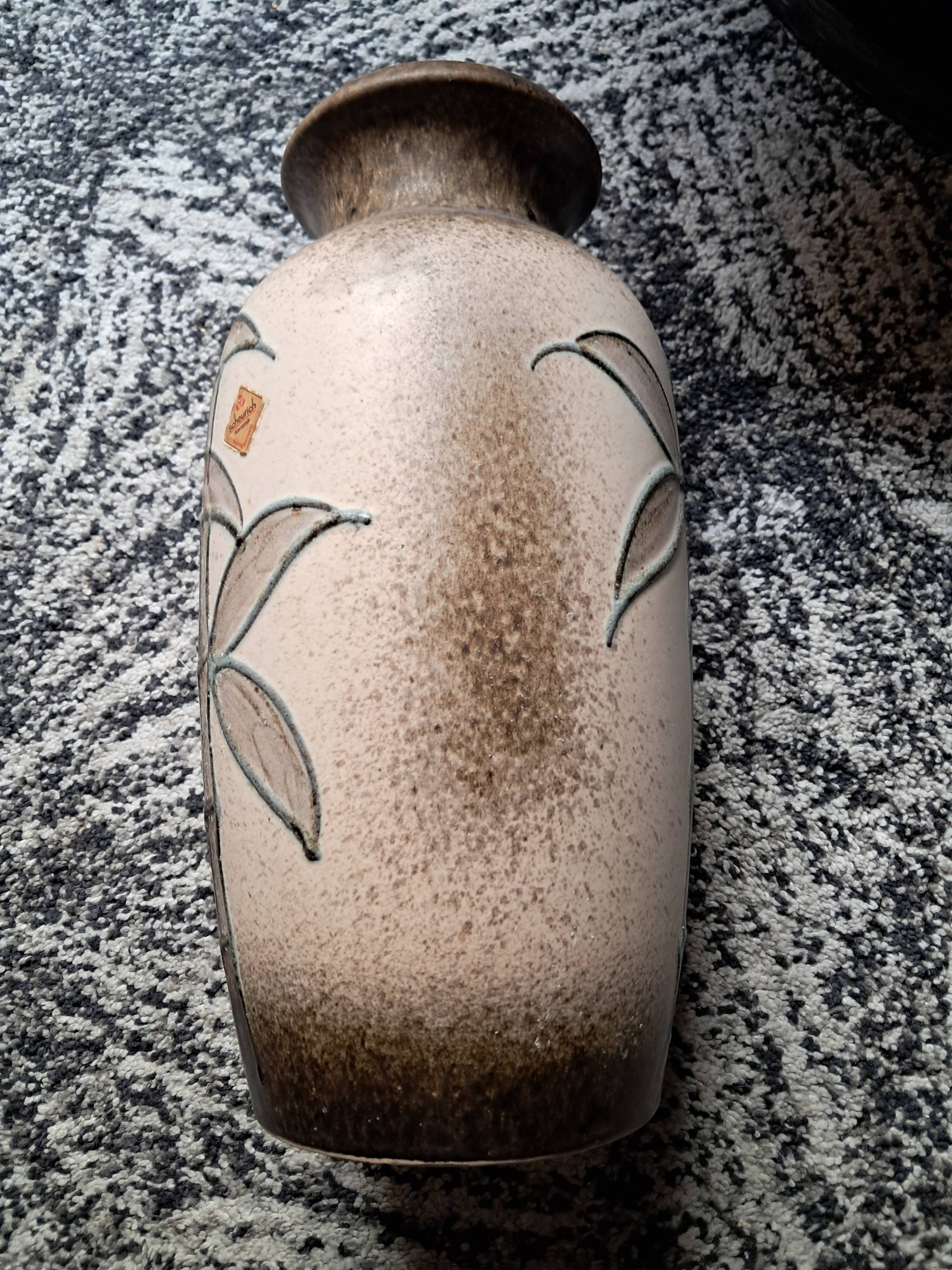 Large ceramic vase West Germany Sheurich