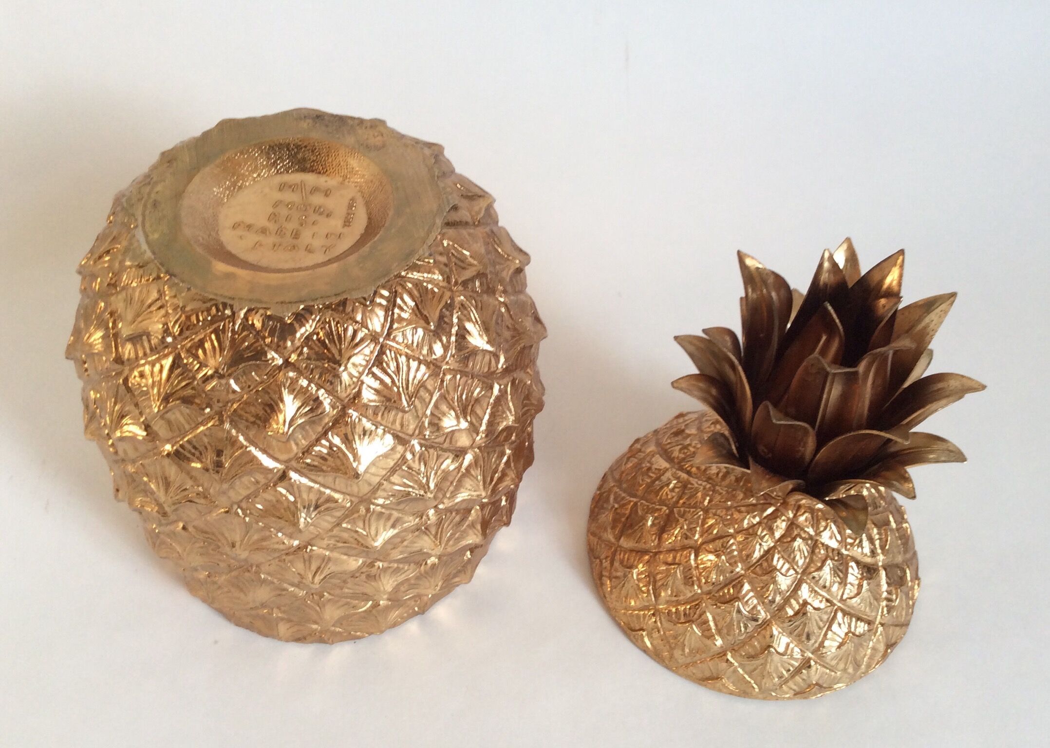 Mauro Manetti gold pineapple ice bucket