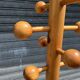 1970s pine coat rack