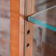 Art Deco Display Cabinets in Maple, Glass, and Mirror, Czech, 1930s, Set of 2