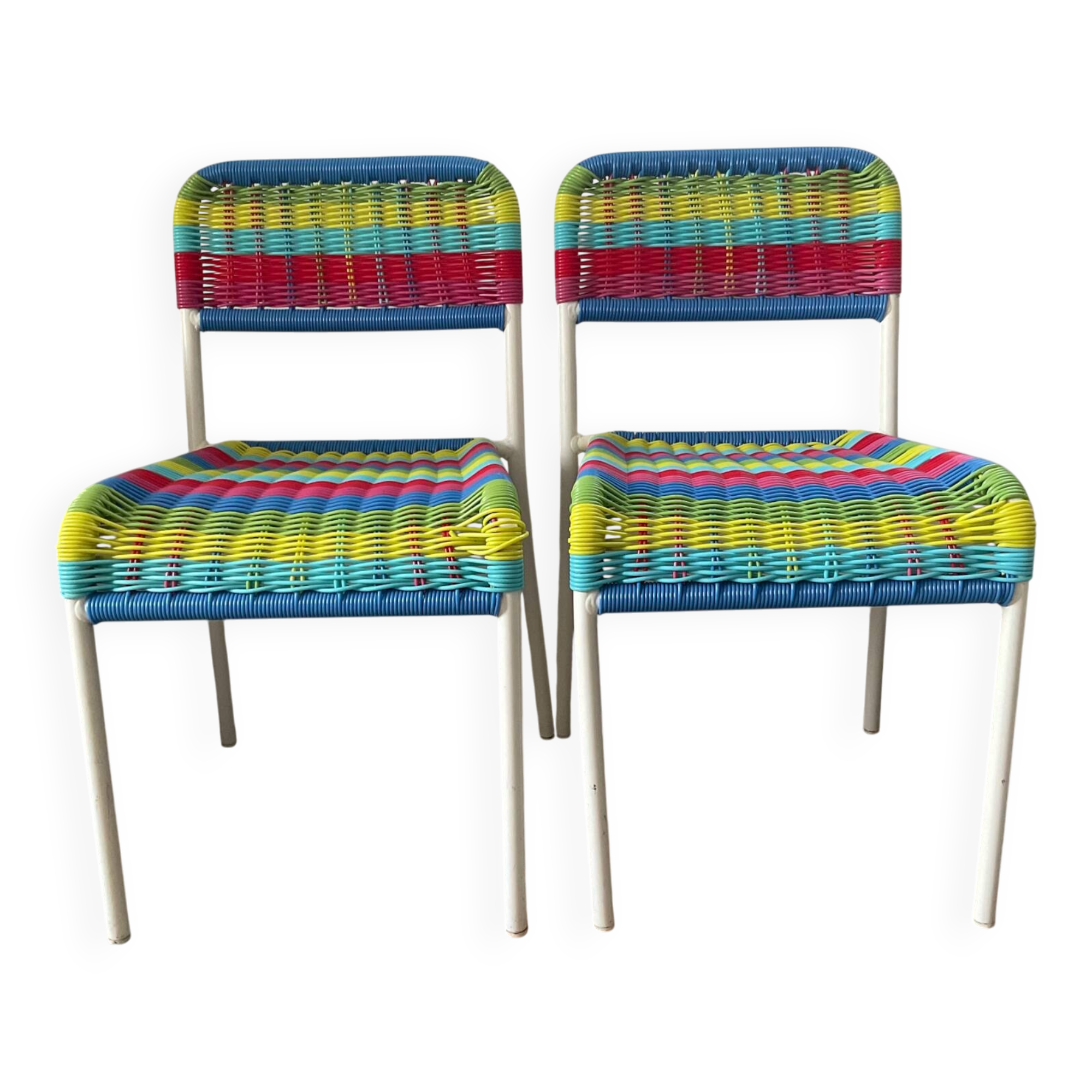 Fargglad chair pair by Maria Vinka for IKEA from the 90s.
