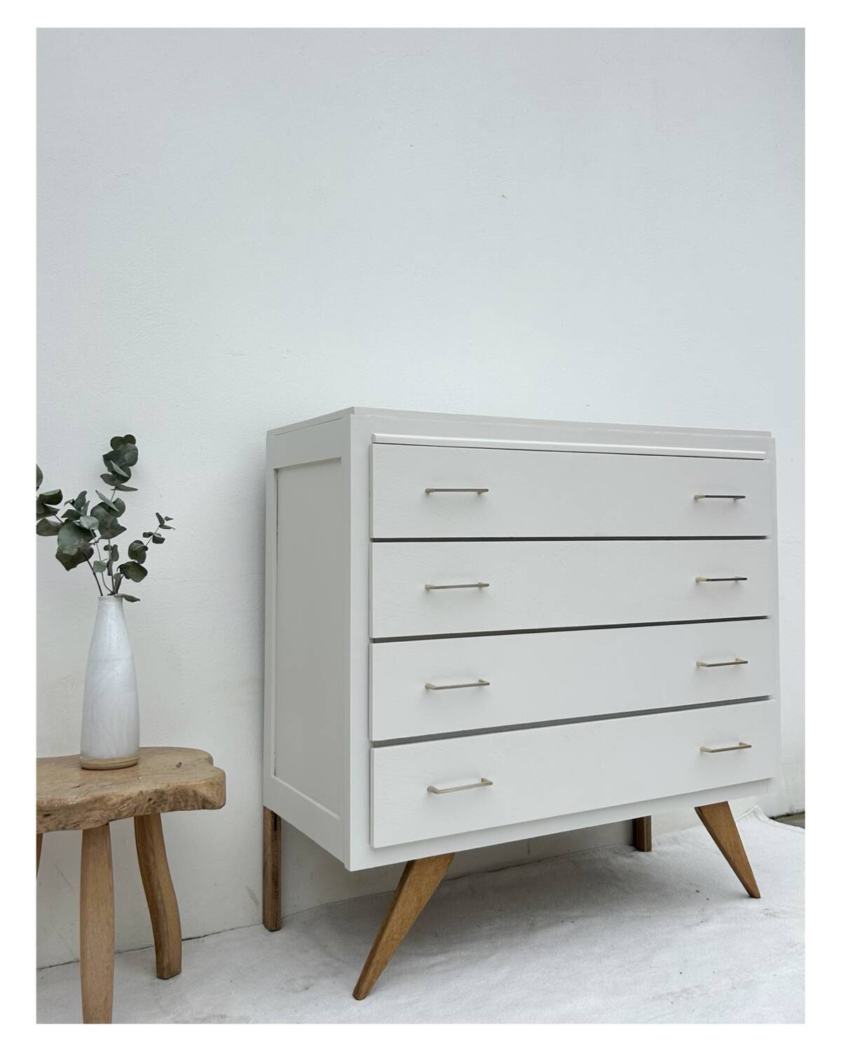Commode vintage rénovée