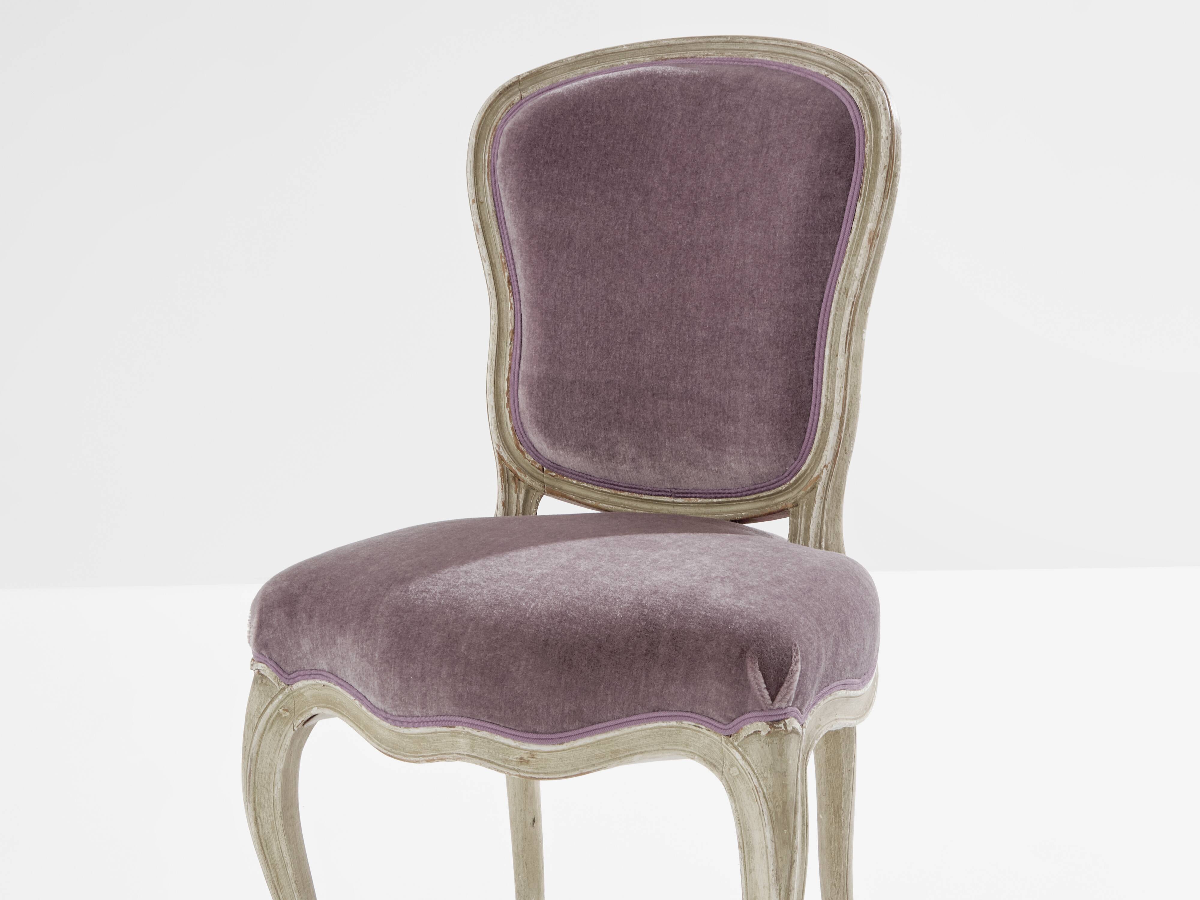 Paire de chaises néo-classiques Louis XV Maison Jansen 1940