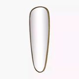 Gold mirror rearview mirror and free form from the 50s