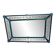 Stylish Modern Venetian Blue Mirror with Hand-Carved Murano Glass Frame