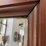 Late 19th XL wooden mirror