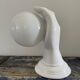 Vintage hand-shaped wall lamp in white ceramic
