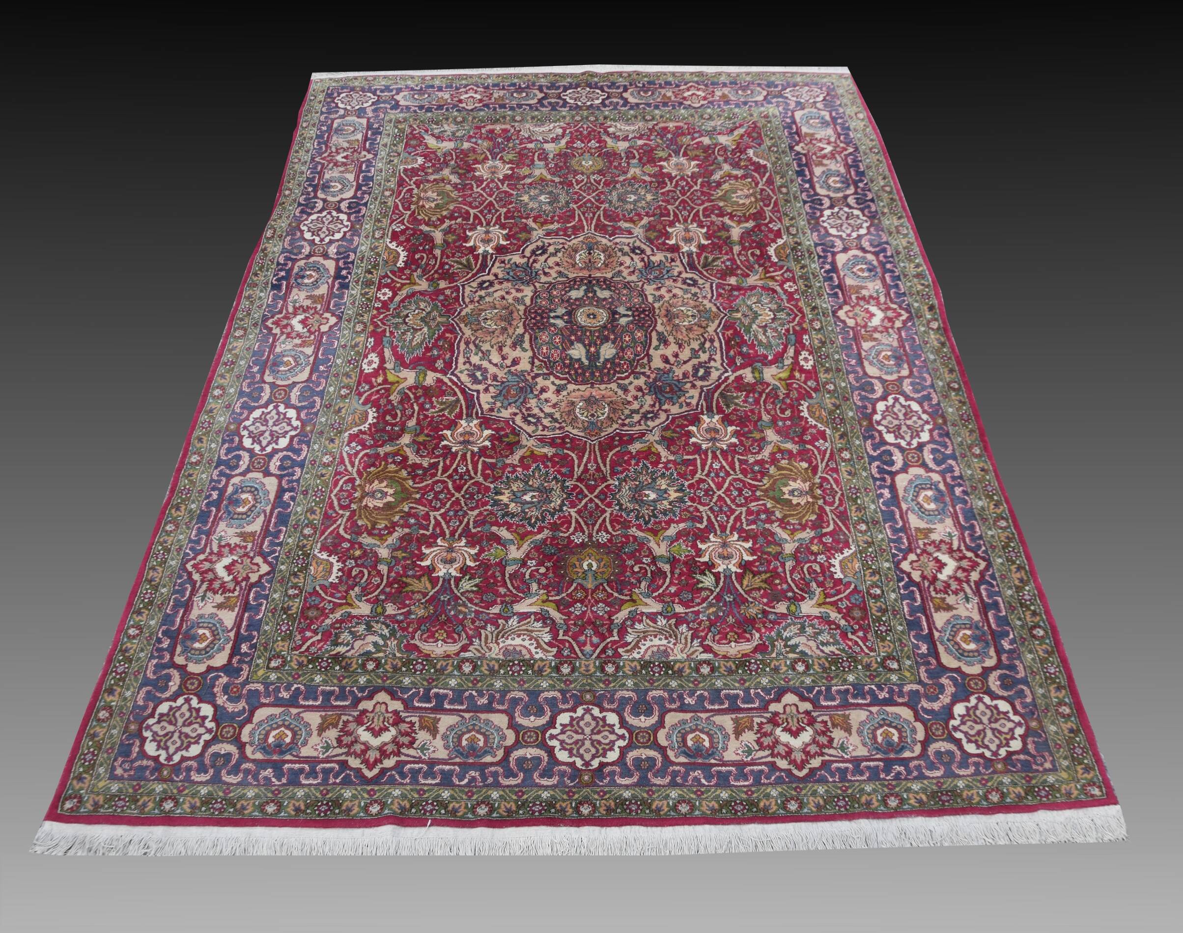 Oriental carpet KIRMAN – Iran - Handmade 312x214 cm "Galerie Sardje"
