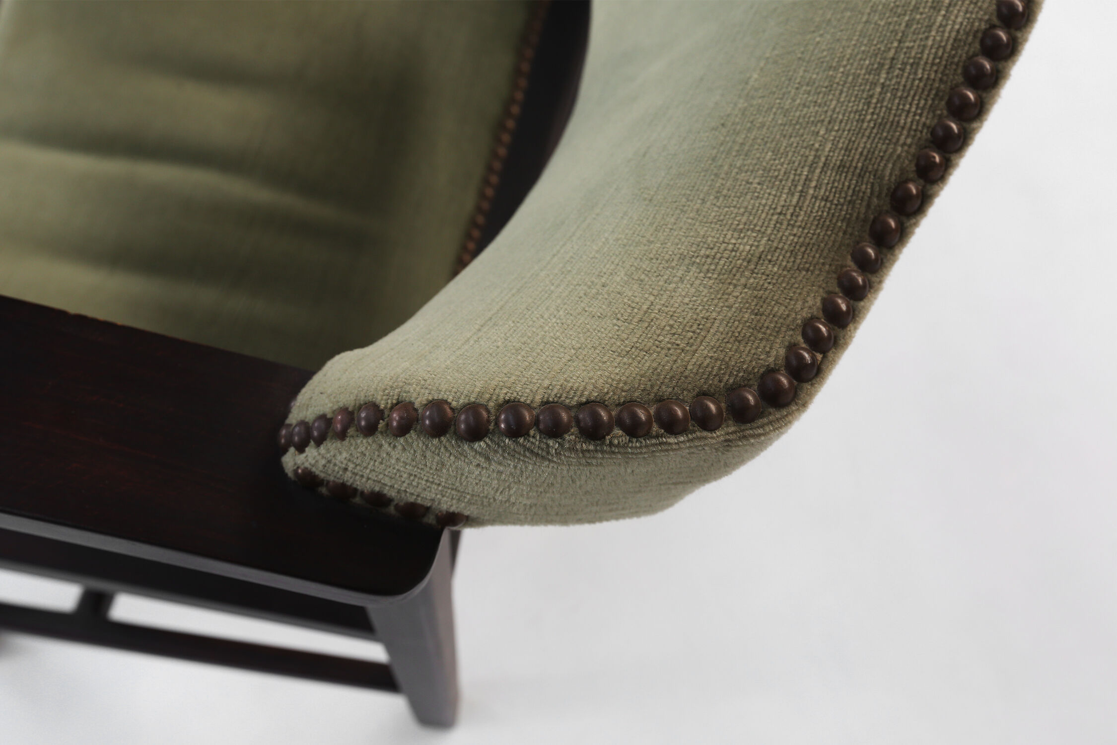 Art deco armchair in black and green ca.1930