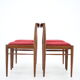 1970s Set of 4 Minimalist Dining Chairs by Drevotvar, Czechoslovakia