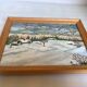 Winter landscape under snow oil on canvas signed