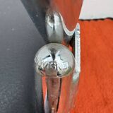 Chrome folding chair Souvignet from the 1970s