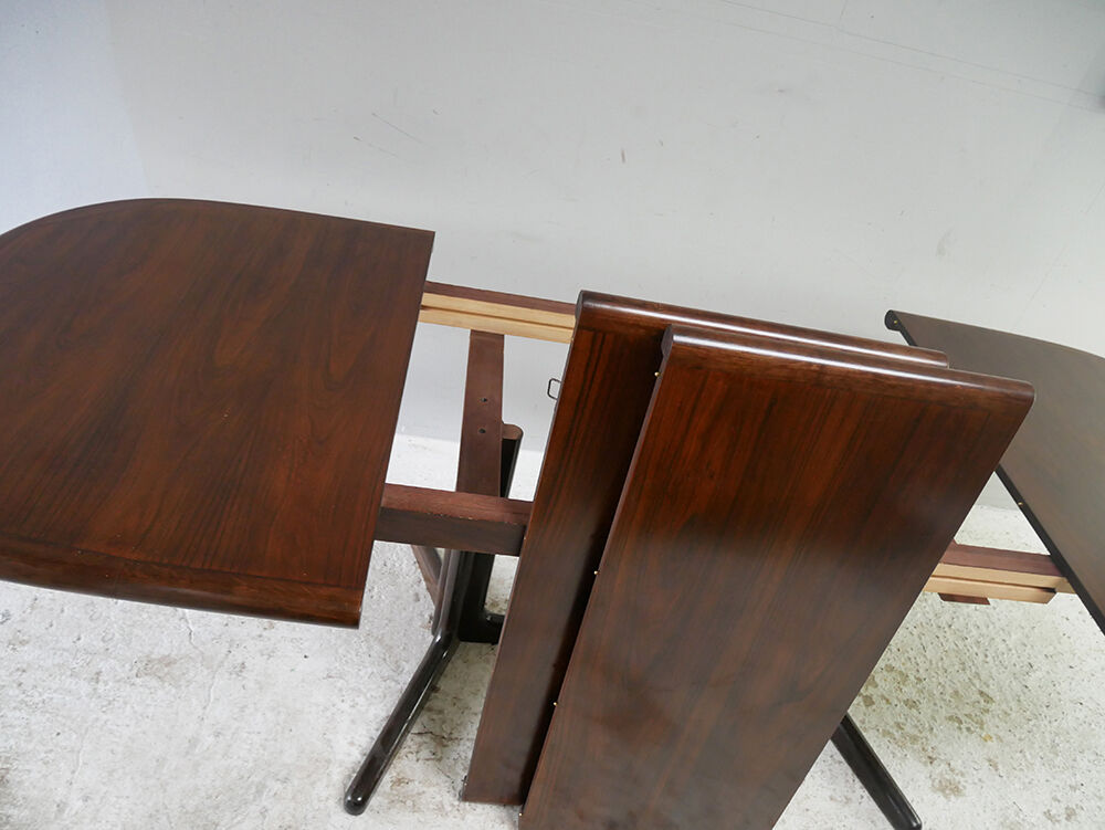 1960’s mid century danish rosewood large dining table by edvard valentinsen