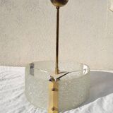 70's design glass pendant light