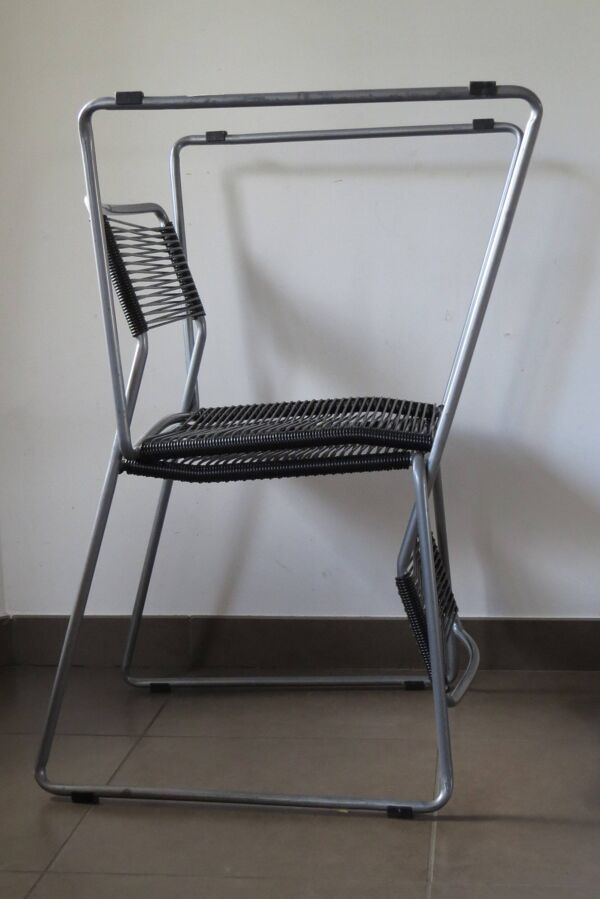 Paire de chaises ''scoubidou'' ikea 1990