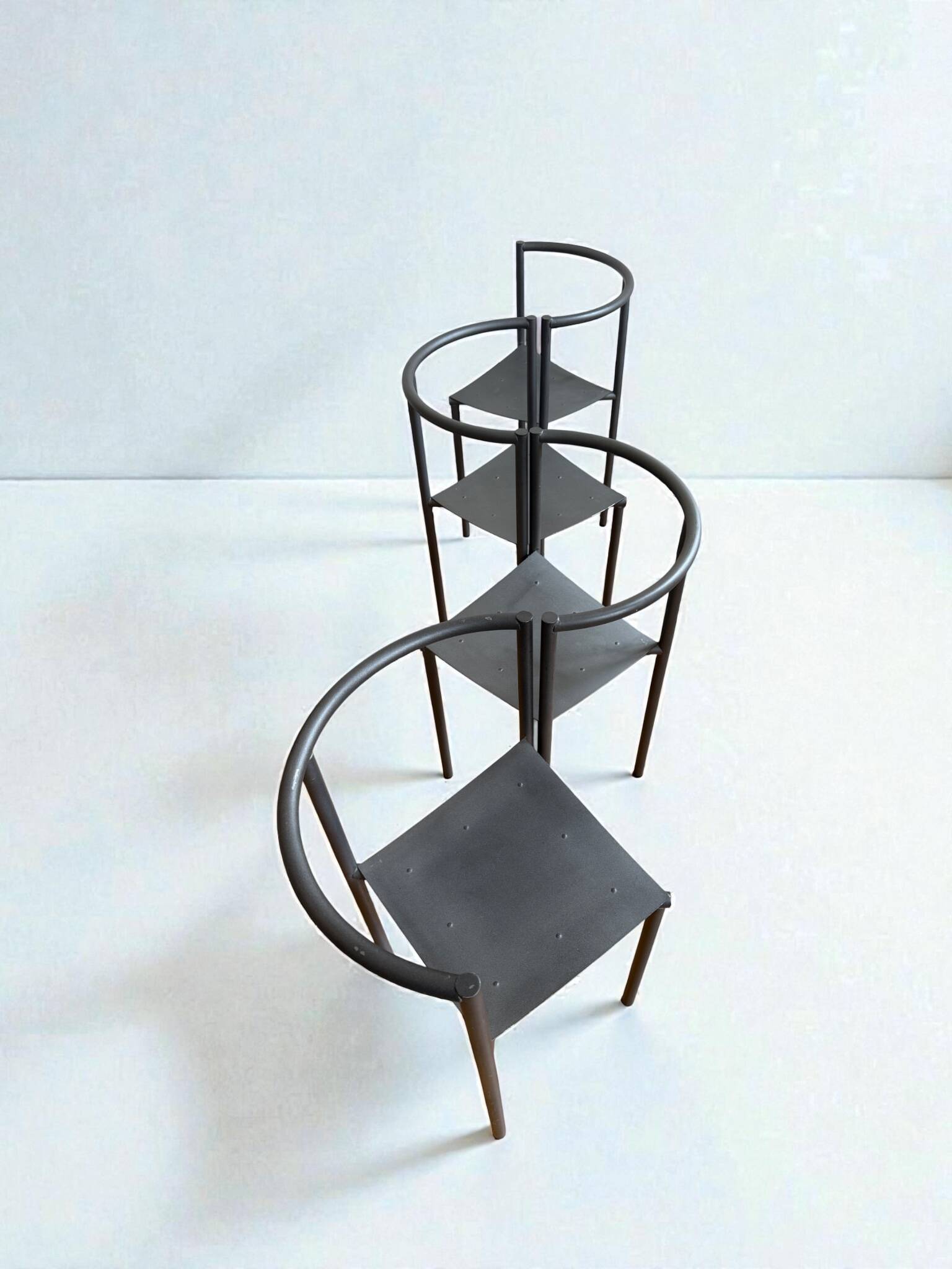 Fauteuils Wendy Wright de Philippe Starck pour Disform, 1986, lot de 4