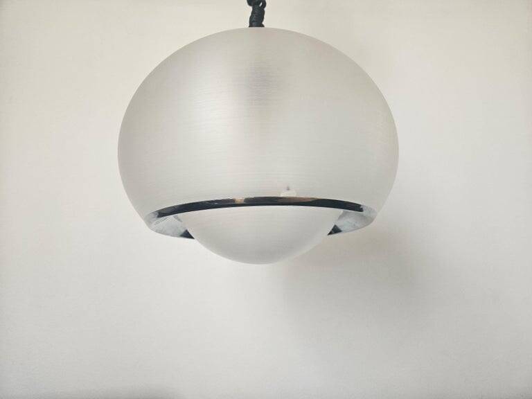 Rare Midcentury Pendant Meblo, Harvey Guzzini, Italy, 1970s