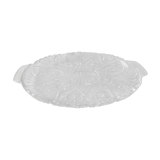 Plat en verre taillé