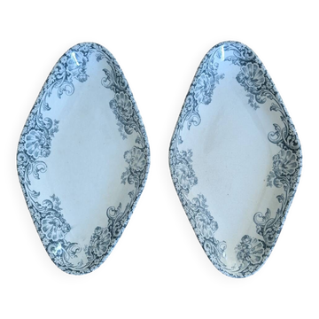 Paire de raviers terre de fer Salins