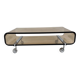 Mid-century plexiglas design coffee table by Michel Dumas for Roche Bobois, 1972