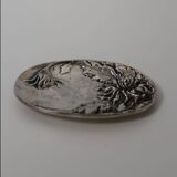 Baguier Art Nouveau en bronze argenté, circa 1900