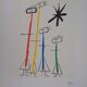 Joan Miró: Surrealist Family with a Star - Signed Lithograph