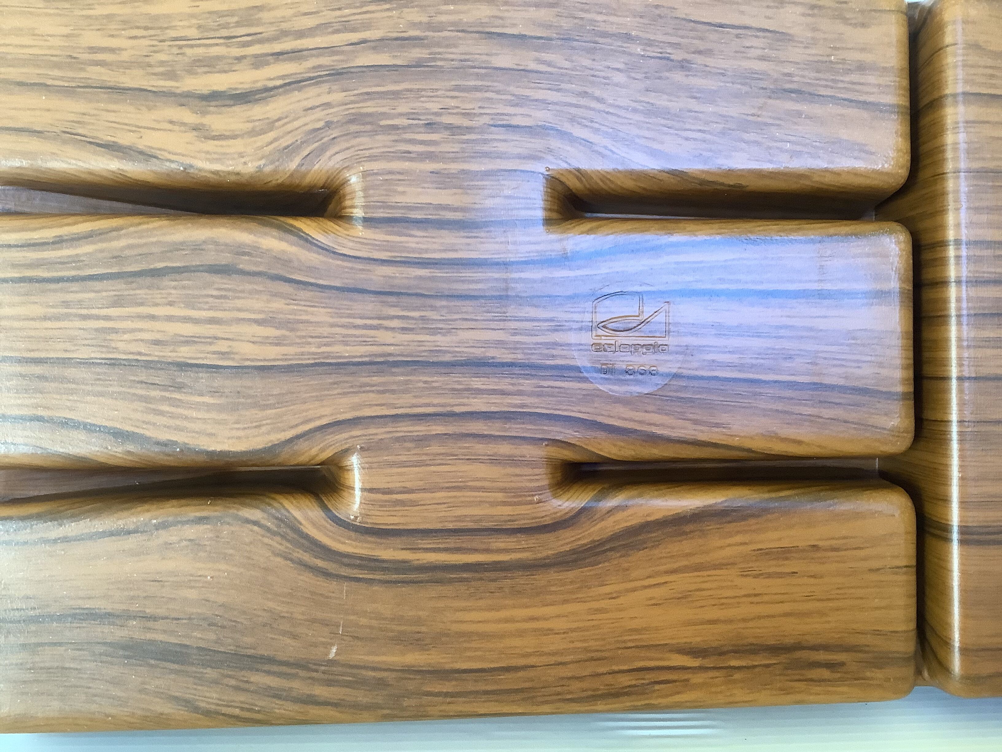 Cutlery range plastic imitation wood caloppia