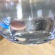 Large crystal bowl on a stand, signed Baccarat – Ø 25 cm