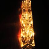 Kinkeldey mid century crystal long wall light, 1960s