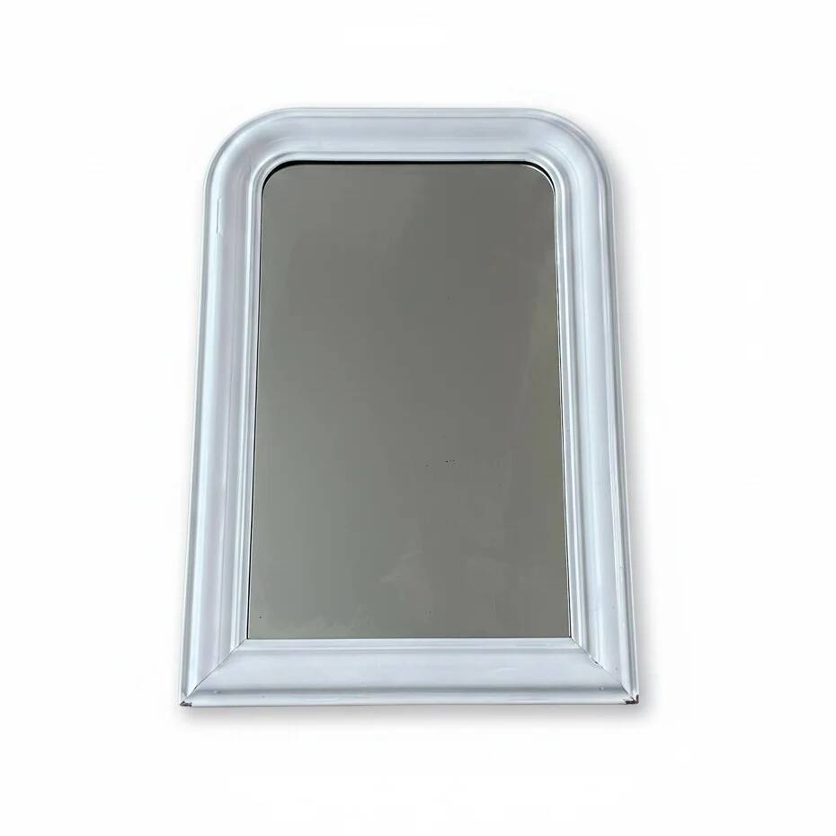 Miroir trumeau en bois peint