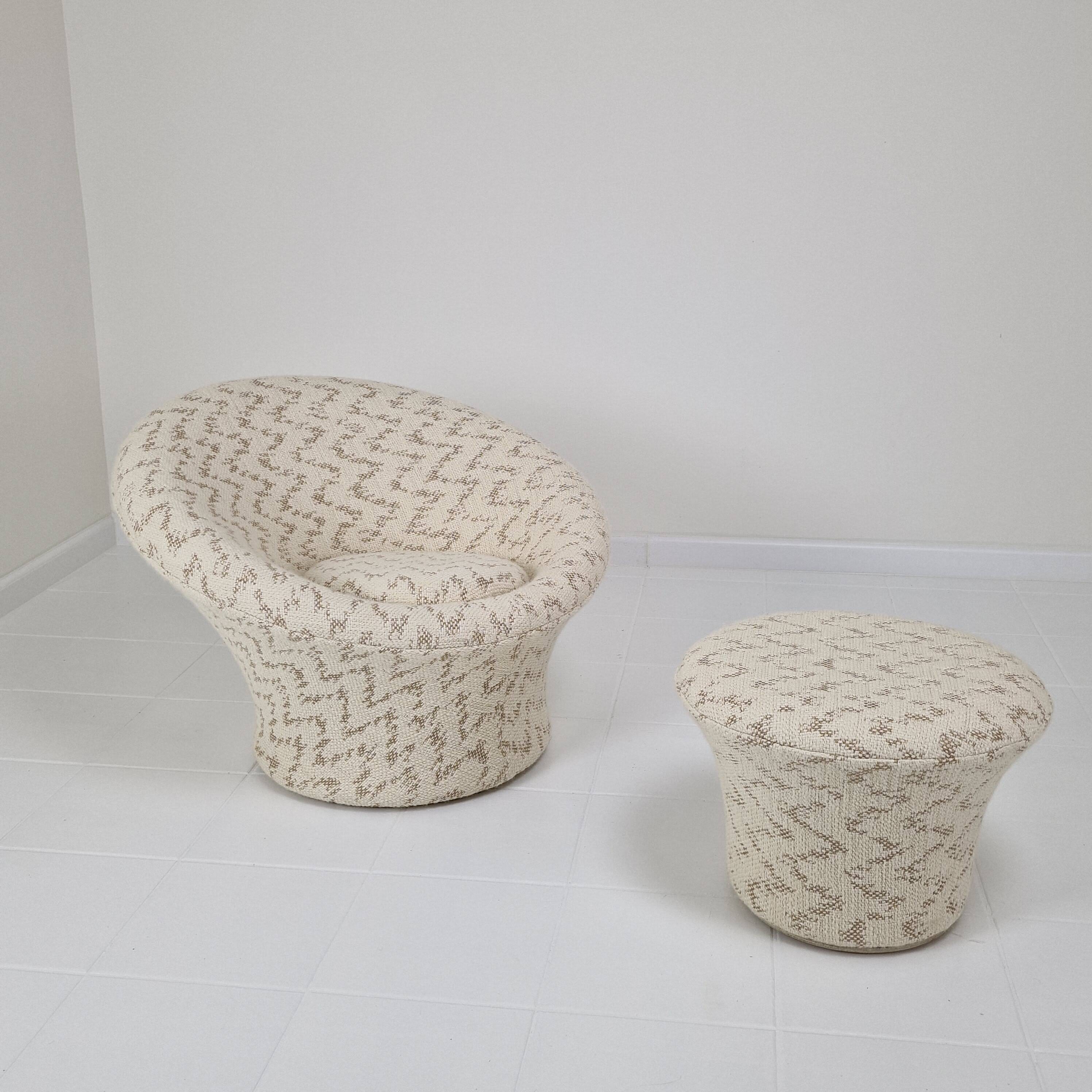 Mushroom Armchair and Ottoman by Pierre Paulin for Artifort, 1960's