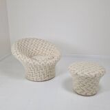 Mushroom Armchair and Ottoman by Pierre Paulin for Artifort, 1960's