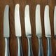 set of 11 silver metal cutlery