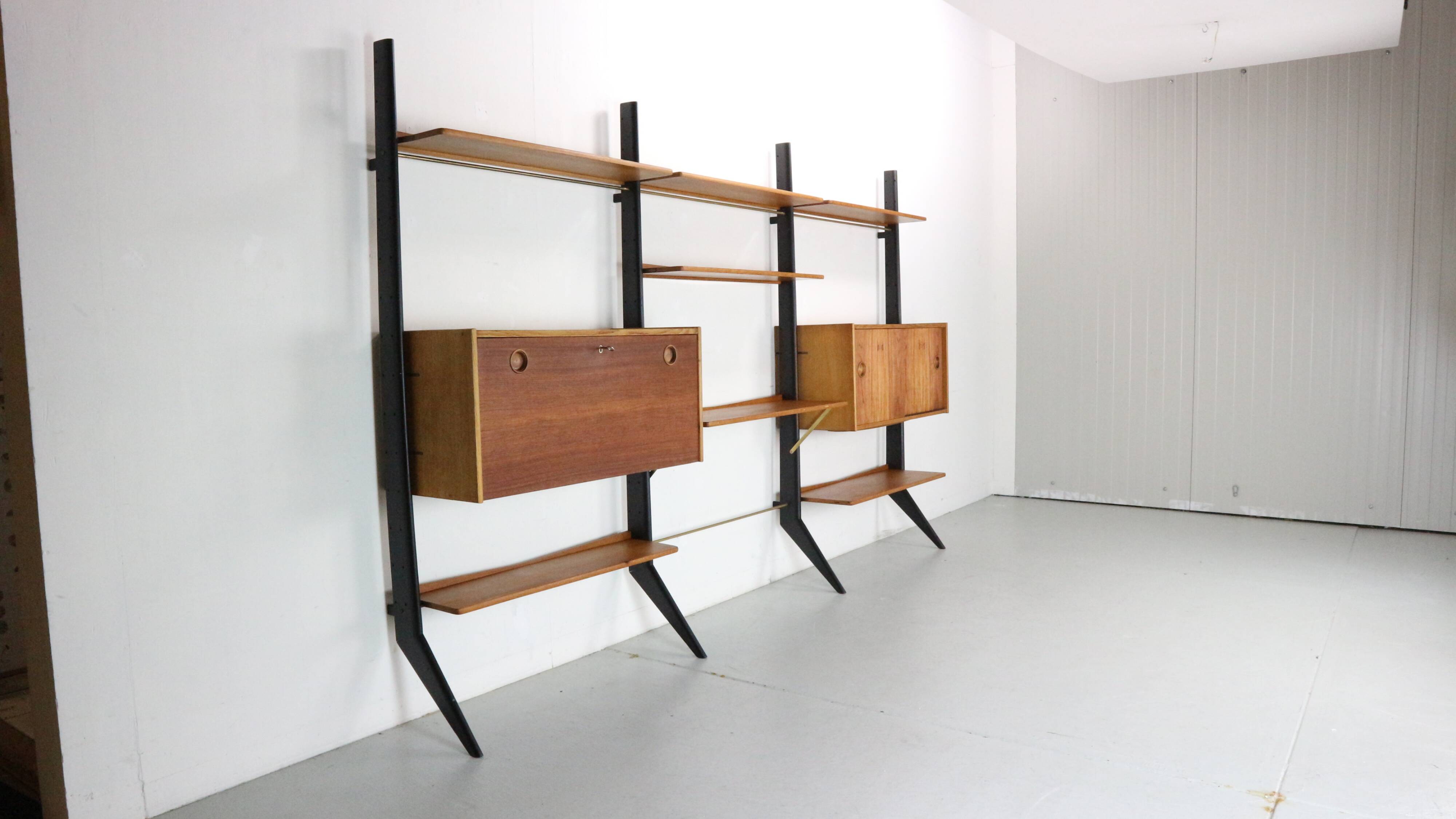 William Watting  Free Standing Modular Wall unit, 1960s the Netherlands