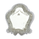 Miroir de table en verre de Murano