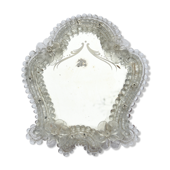 Murano glass table mirror
