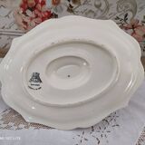 Gravy boat on frame Gien France Lorraine model