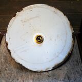 Conical industrial suspension in enamelled sheet metal