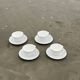 4 porcelain coffee cups