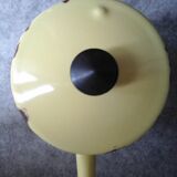 Cafetière en émail jaune vintage